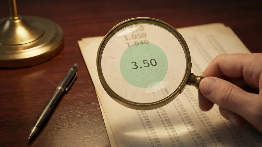 Value bet en pari combiné — loupe sur une ligne de cote surlignée